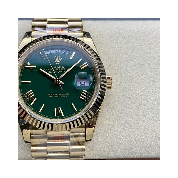 롤렉스 데이데이트 금통 그린다이얼 40mm 상품 이미지 1