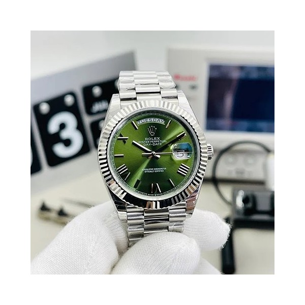 롤렉스 데이데이트 화이트골드 올리브그린 40mm 상품 이미지 1
