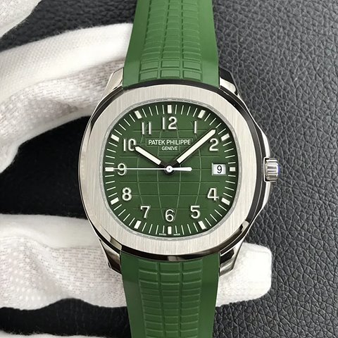 파텍필립 아쿠아넛 그린 러버밴드 40mm