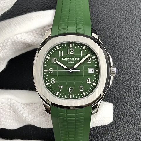 파텍필립 아쿠아넛 그린 러버밴드 40mm