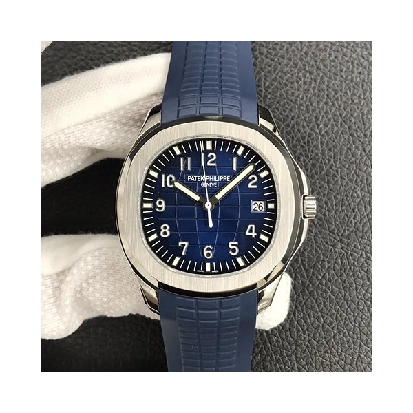 파텍필립 아쿠아넛 블루 러버밴드 40mm 상품 이미지 1