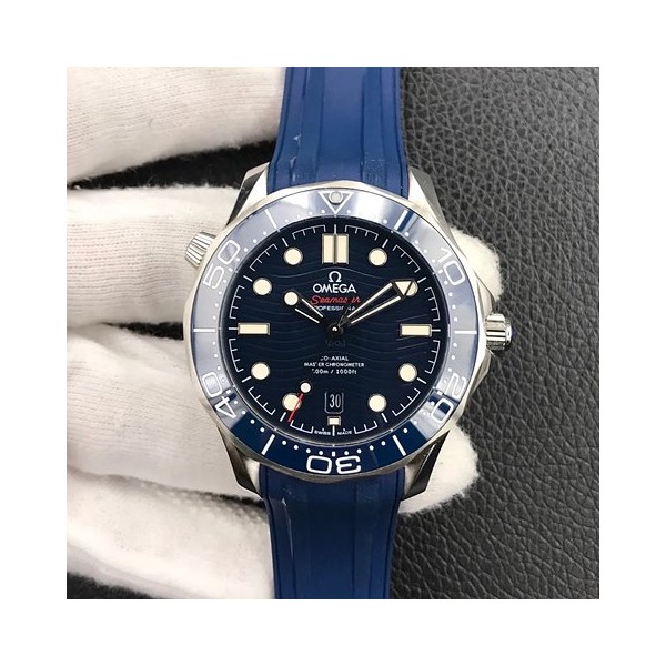 오메가 씨마스터 다이버 300 블루 러버밴드 42mm 상품 이미지 1