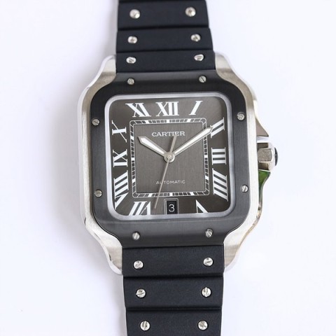 까르띠에 산토스 러버밴드 40mm