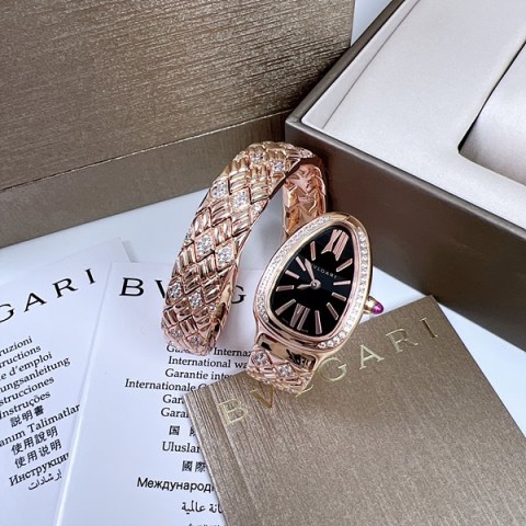 불가리 세르펜티 스피가 금통 다이아셋팅 31mm