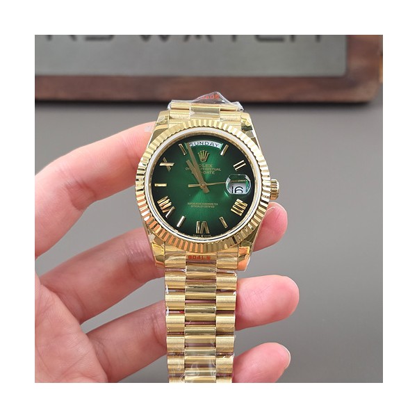 롤렉스 데이데이트 금통 그린 옴브레 40MM 상품 이미지 1